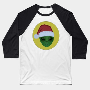 Alien Santa Baseball T-Shirt